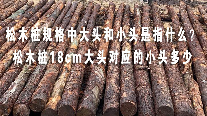 松木樁規(guī)格中大頭和小頭是指什么？松木樁18cm大頭對應(yīng)的小頭多少