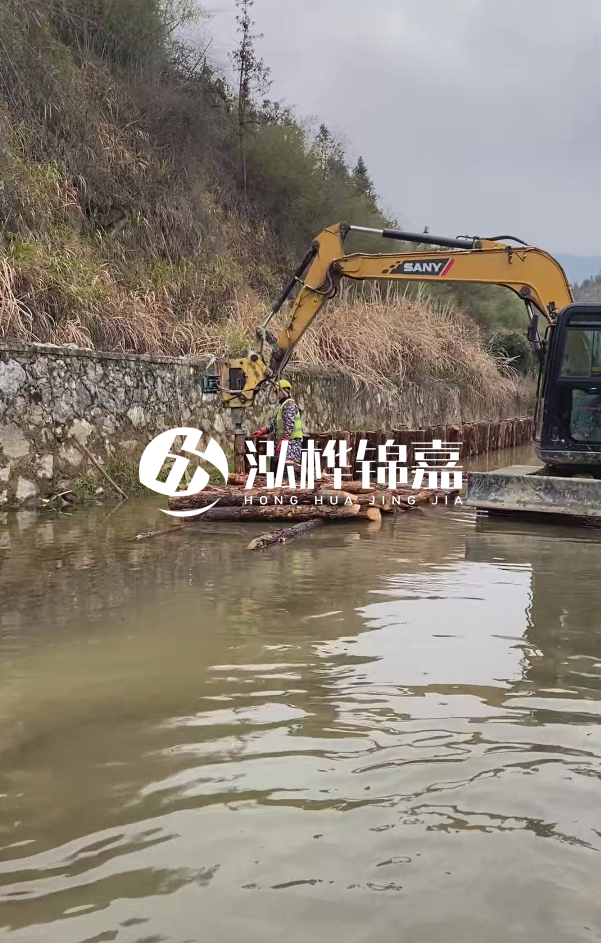 河道松木樁一天用多少根-松木樁能處理多厚的淤泥？