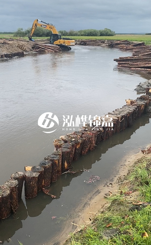 4米松木樁能用于圍堰工程嗎？4 米松木樁打樁深度要多少？