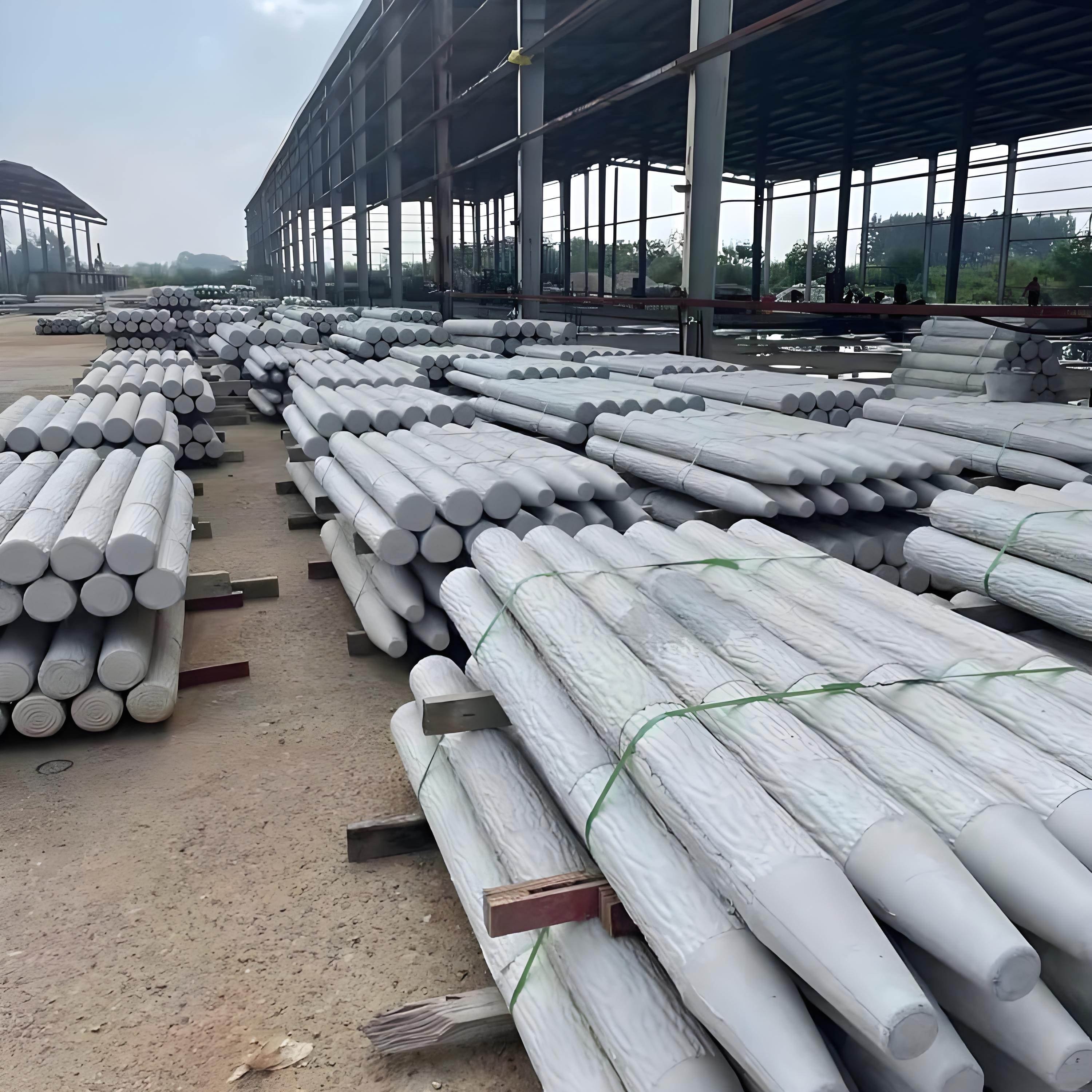 水泥仿木樁廠家泓樺錦嘉-打仿木樁需要打樁機嗎？